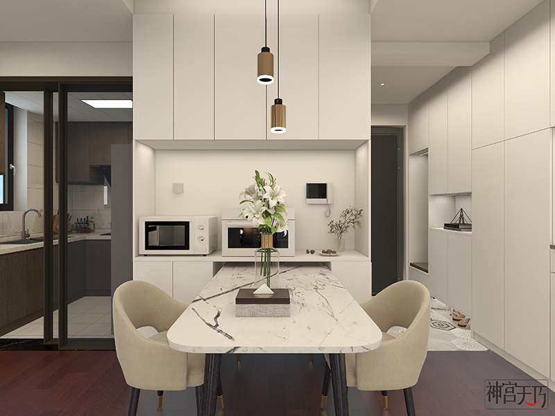  客餐廳裝修硅藻泥可以嗎？重慶餐廳墻面翻新多少錢一平？(圖3)