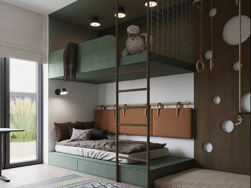 南京地中海安置房翻新案例_南京125平米房子裝修設計方案(圖3)