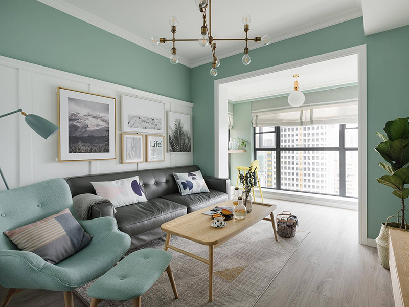 杭州北歐風格出租屋翻新案例_杭州96平米房子裝修設(shè)計方案