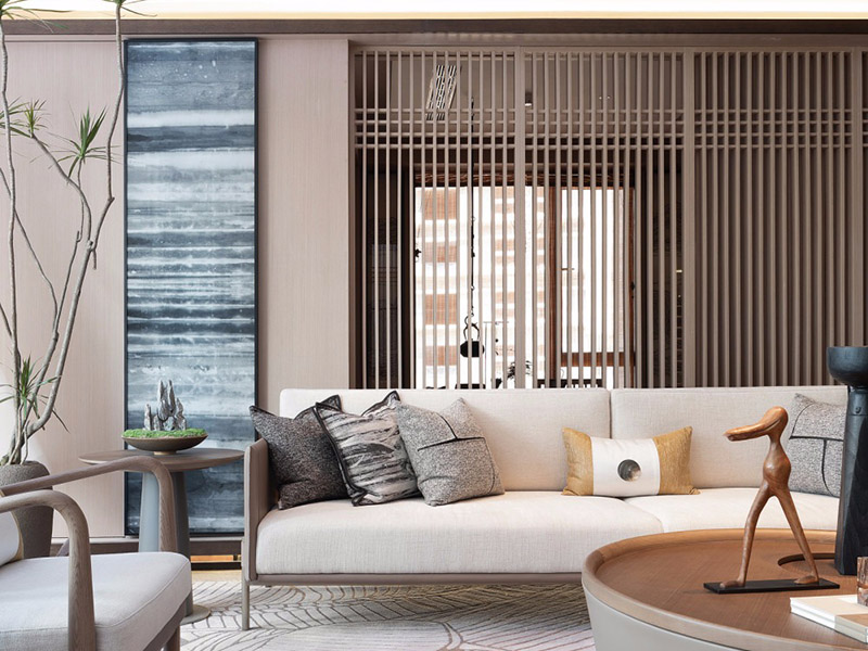 武漢新中式出租房翻新案例_武漢115平米房子裝修設(shè)計(jì)方案(圖2) 武漢新中式出租房翻新案例_武漢115平米房子裝修設(shè)計(jì)方案(圖2)